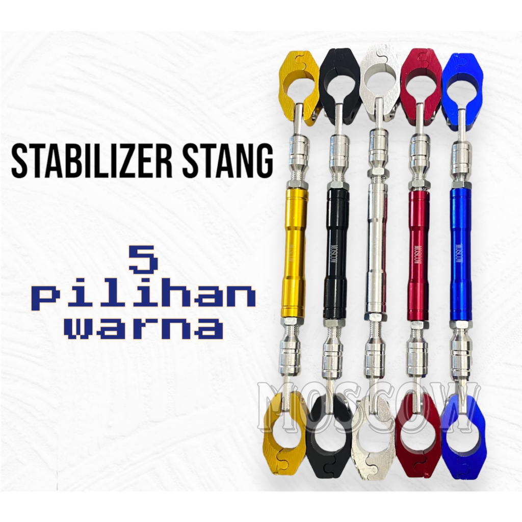 Stabilizer Stang Palang Stir Disetel CNC Universal Vixion KLX Lexi Beat Mio Vario CRF MX FU DLL