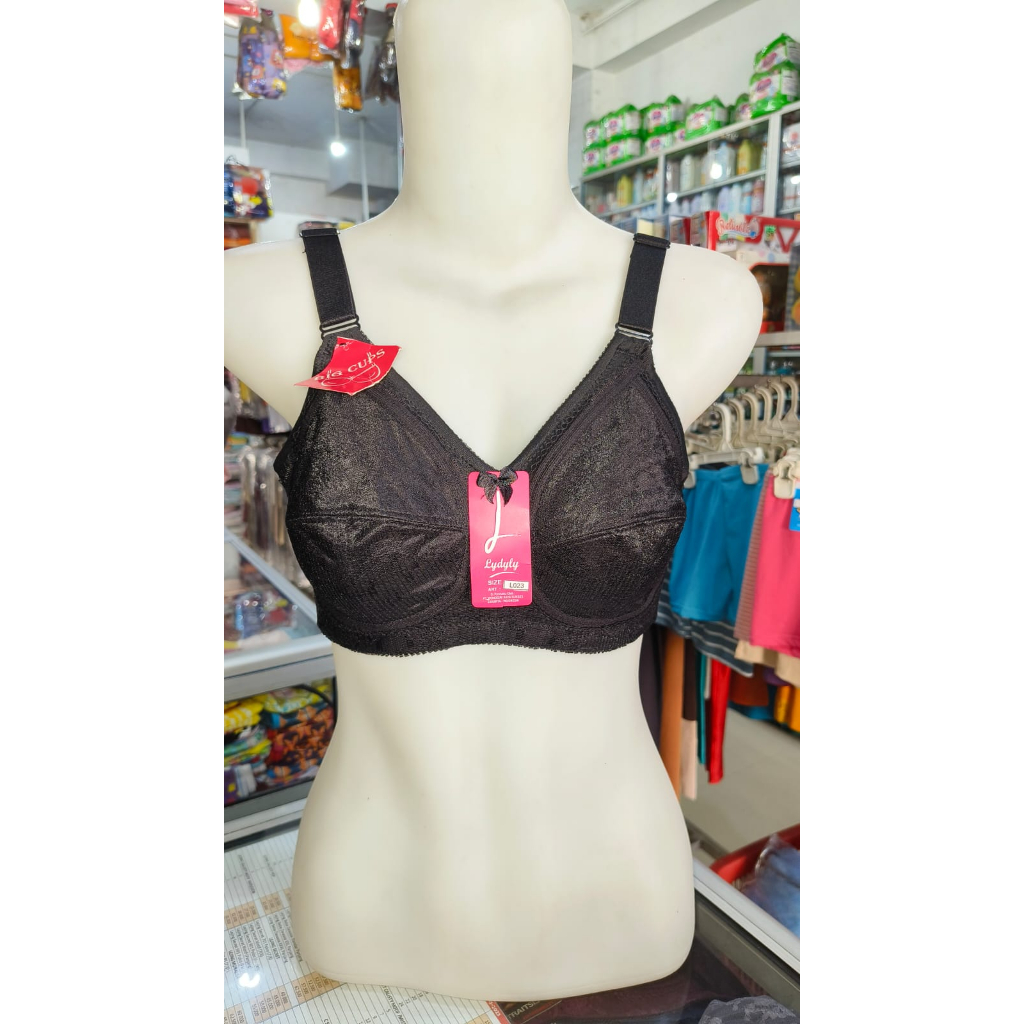 Bh Lydyly L023 Big Cup | Bra Cup Besar Tanpa Busa Tanpa Kawat Kait 3 | Bra Lydyly 023