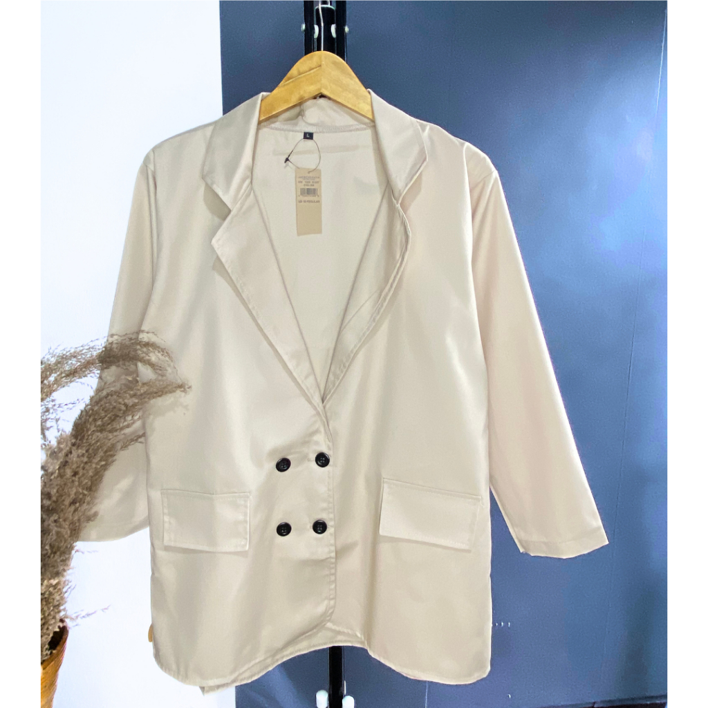 Ara Blazer Oversize Premium / Blazer Wanita Korea / Blazer Moscrepe Trendy Wanita Terbaru / Jas Wanita