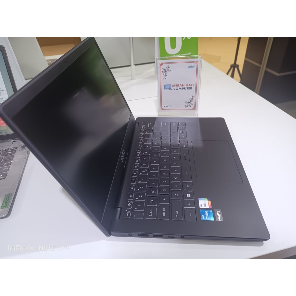 Laptop Slim MSI Modern 14 C11M Intel i3 1115G4 RAM 8GB SSD 512GB FHD IPS WIN 11 Original Terlaris