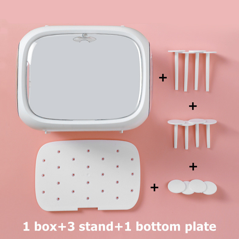 I.Q. BABY Plastic Storage Box Multifunction for Toys | Rack Display Pop Mart | Transparent Dustproof Acrylic Bedroom Toys Hand Storage Box | Kotak Pajangan | Akrilik Box Mainan | Kotak Pajangan