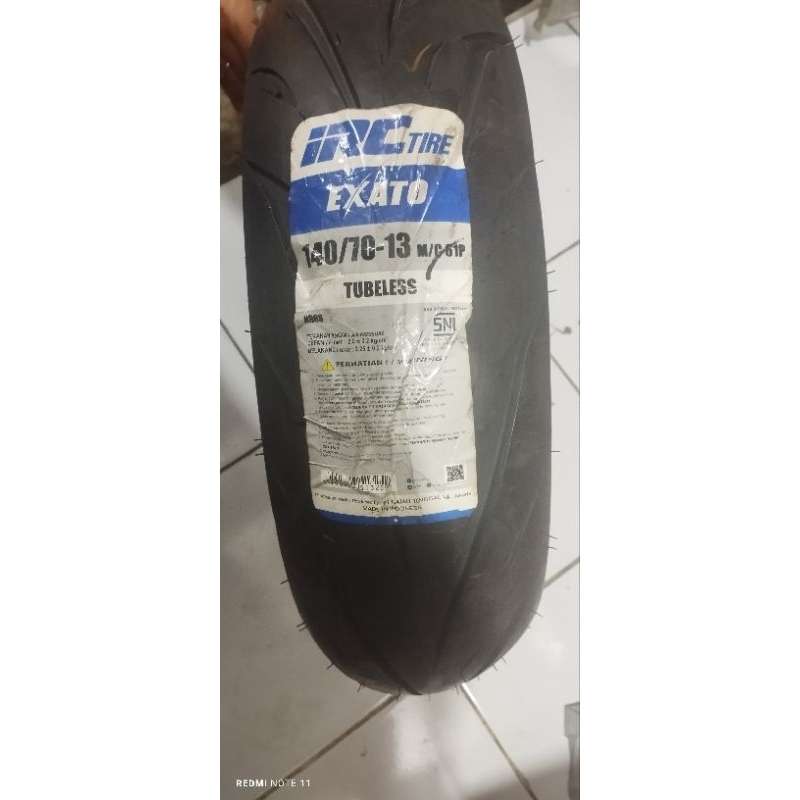 ban luar irc belakang NMAX IRC UKURAN 140/70/13 tubeless