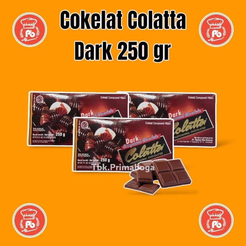 

Colatta Dark Compound 250 gram / Coklat Batang, murah berkualitas