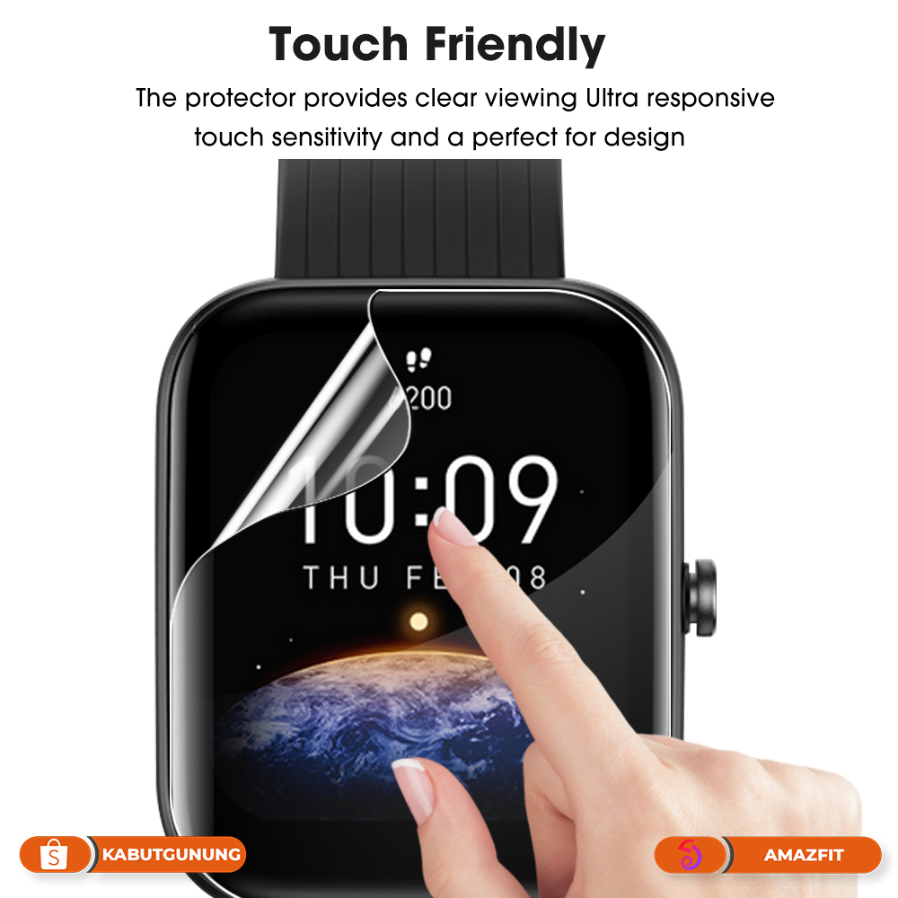 Anti Gores  For Amazfit Bip 3 / BIP 3 Pro TPU Full Screen Protector