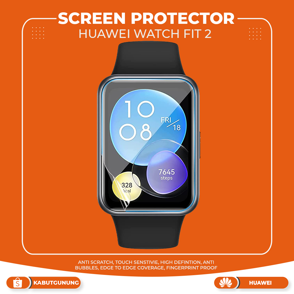 Anti Gores Screen Protector TPU Hydrogel Huawei Watch Fit 2