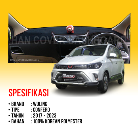 Cover Alas karpet Dashboard Mobil Wuling Confero / confero S / confero DB