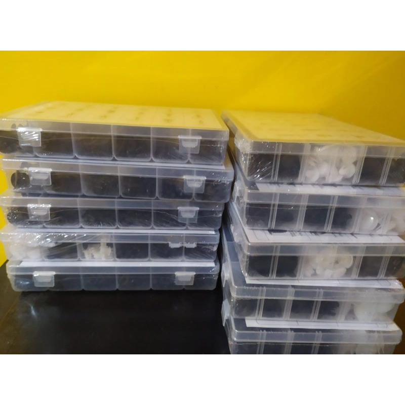 Baut Plastik Body Motor -Mobil ,Paku rivet Mur plastik -  Clip 415 Pcs