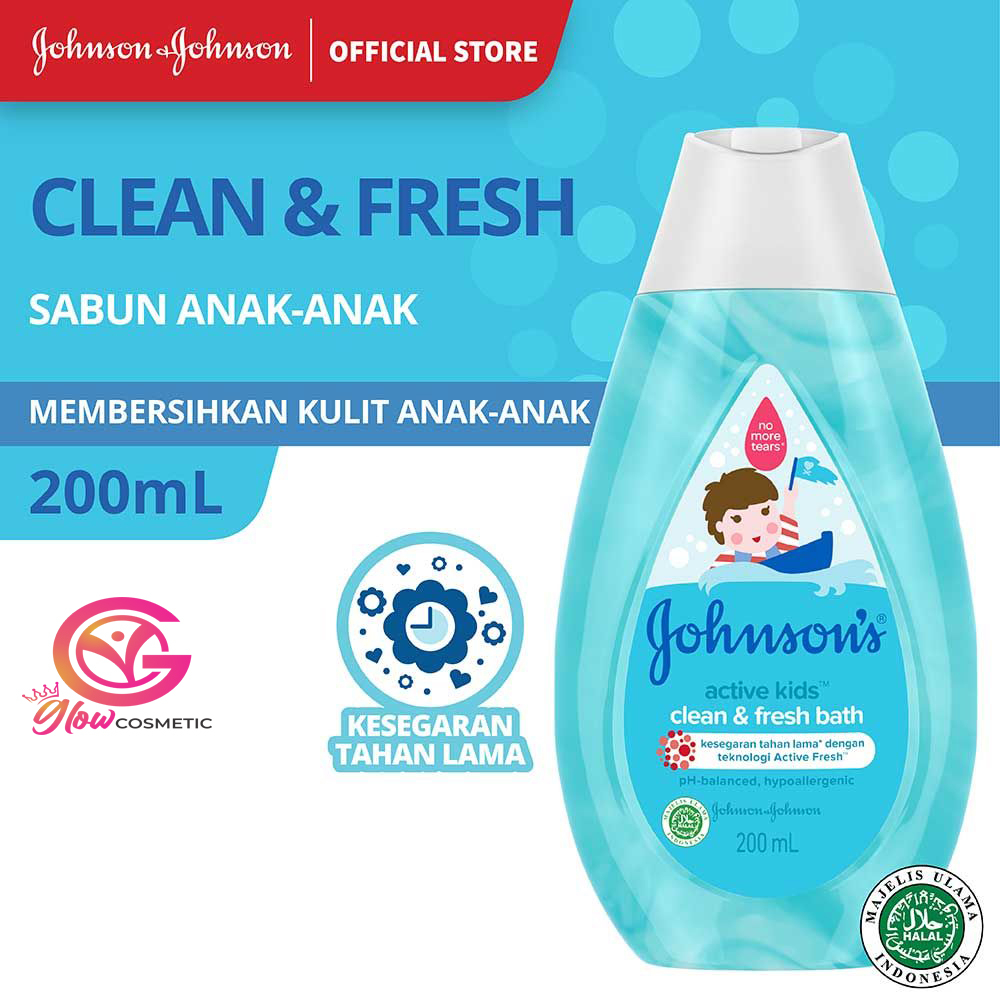 JOHNSON'S ACTIVE KIDS CLEAN &amp; FRESH SHAMPOO 200ml