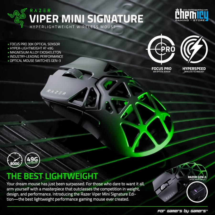 Razer Viper Mini Signature Edition Ultralight Wireless Gaming Mouse