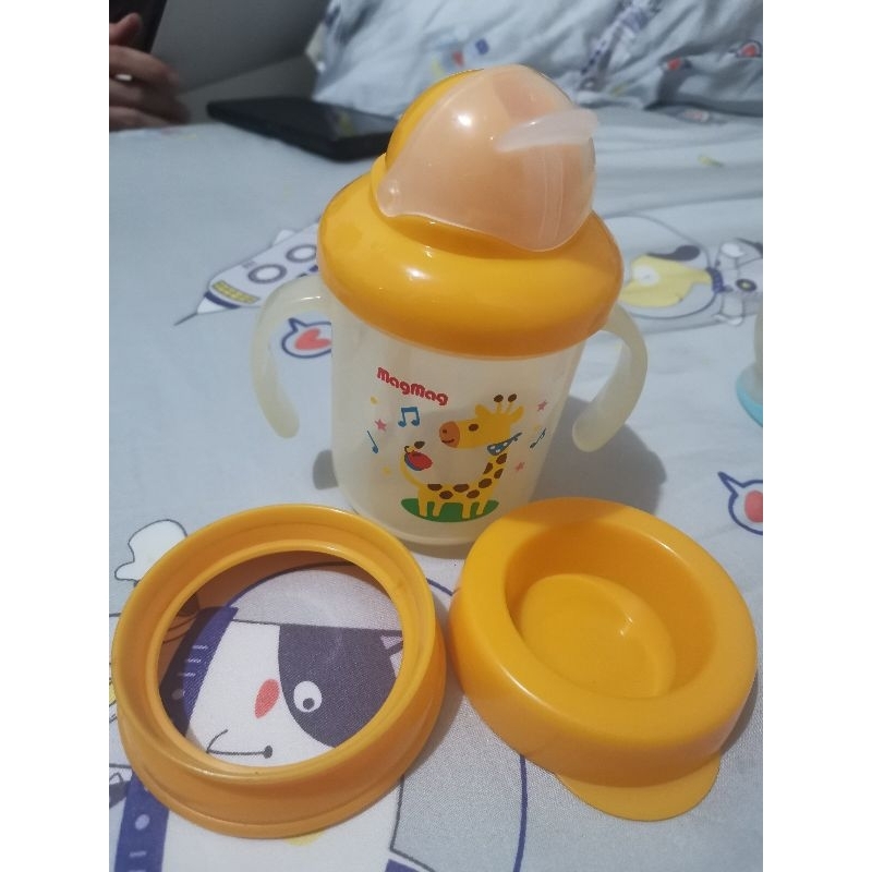2 pc gelas minum anak pigeon & richell preloved