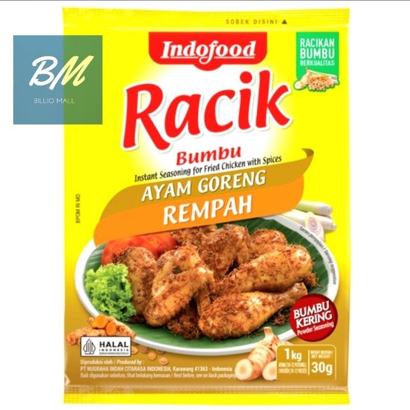 

Nafariz724 Bumbu Racik Ayam Goreng Rempah Indofood Renceng Isi 10 Sachet