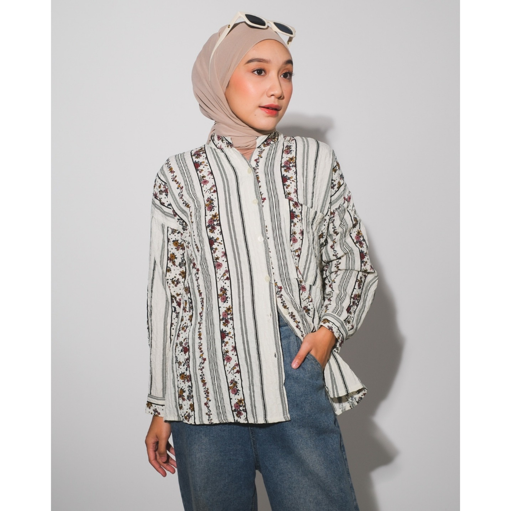 Myrubylicious CILZY SHIRT KODE CD2502 | KEMEJA | KEMEJA WANITA | KEMEJA MOTIF | KEMEJA LENGAN PANJANG