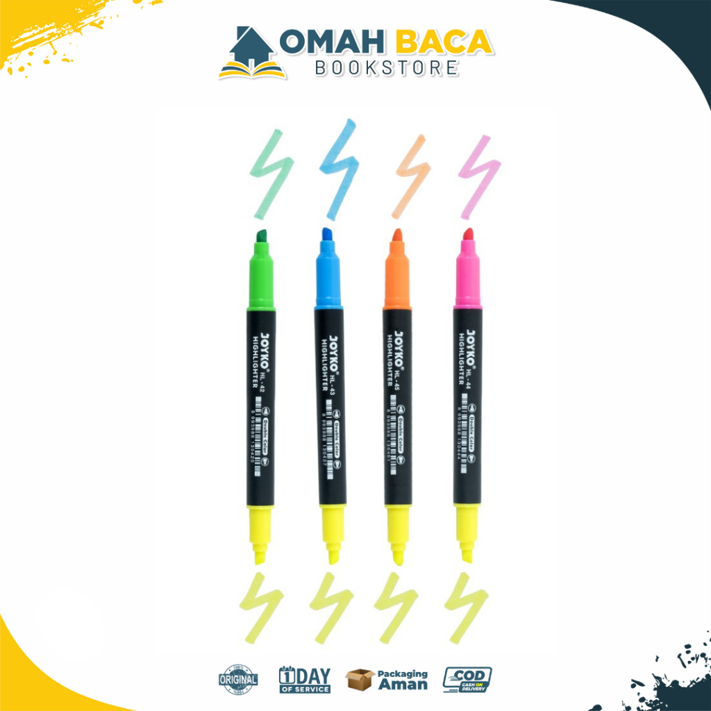 

Joyko Highlighter Double Color Penanda Berwarna 2 Tip Warna