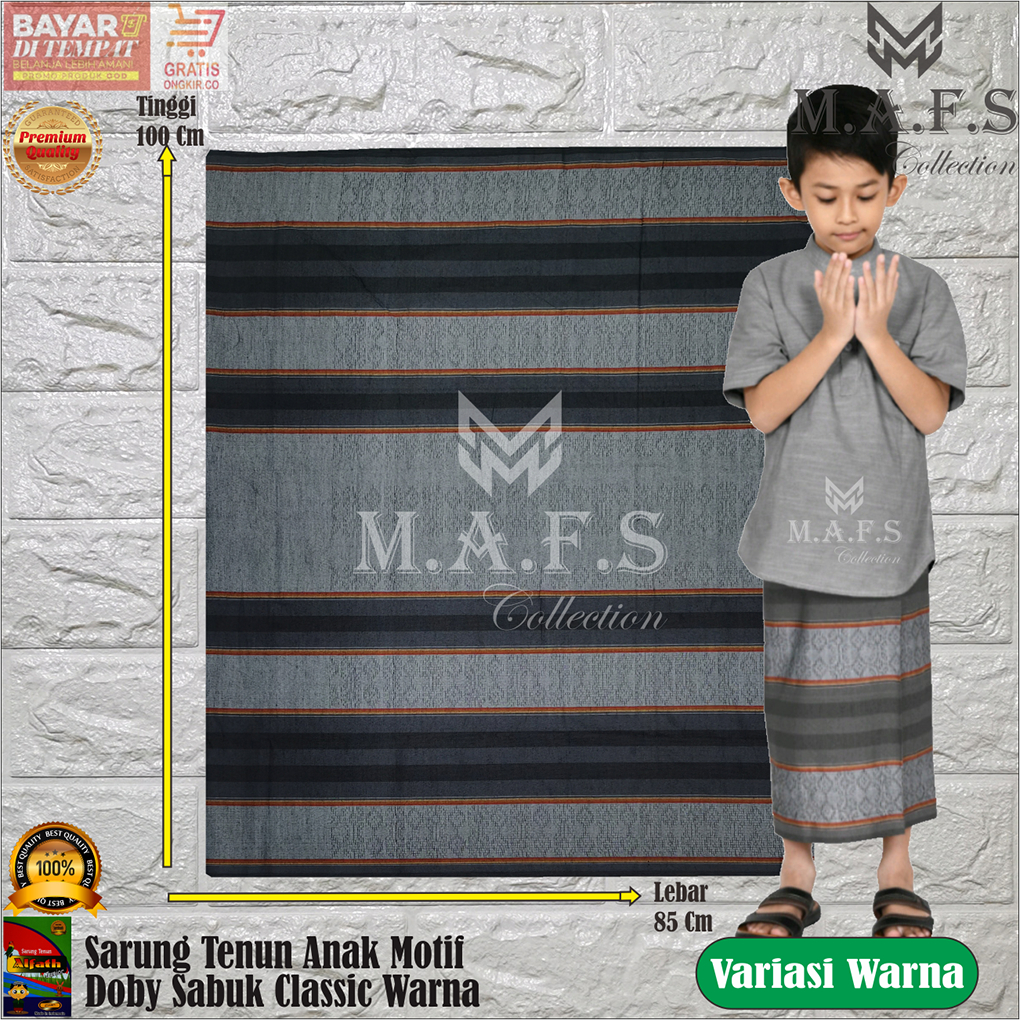 SARUNG ANAK SARUNG TENUN MOTIF SABUK CLASSIC AL-FATH