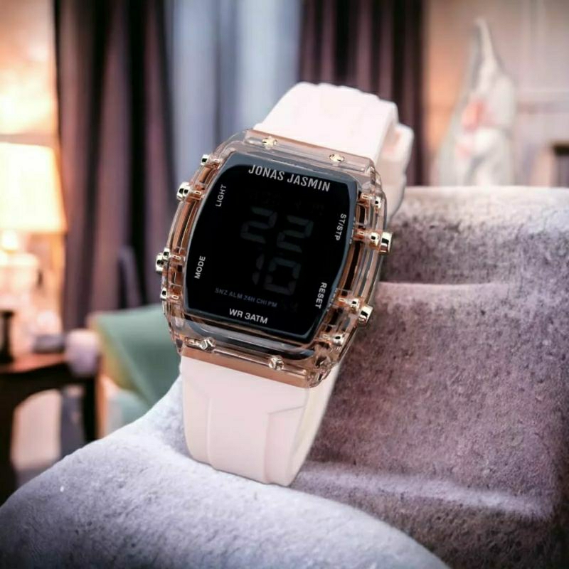 PROMO TERBARU! Jam Tangan Jonas Jasmin 2244 Original Pria Wanita Digital Time Garansi