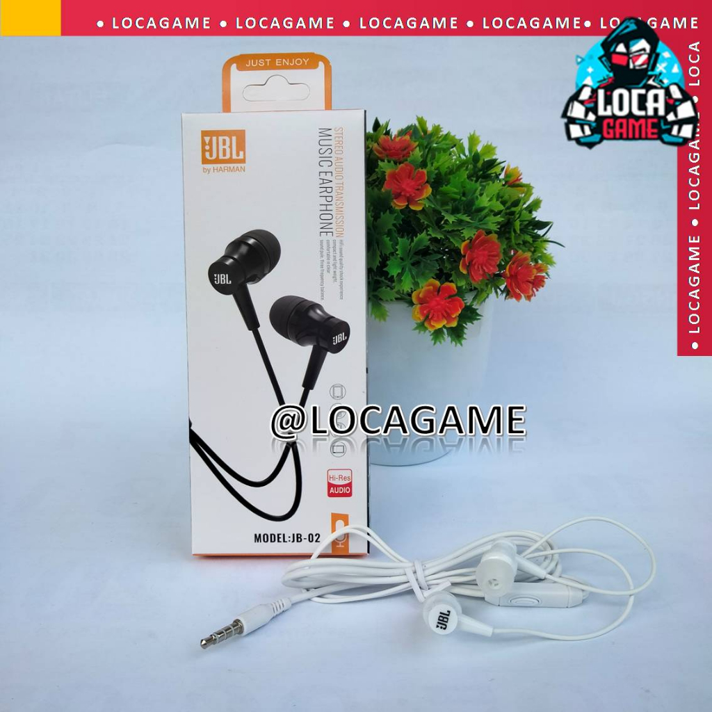 Hf handsfree headset earphone JBL model JB-02 music stereo