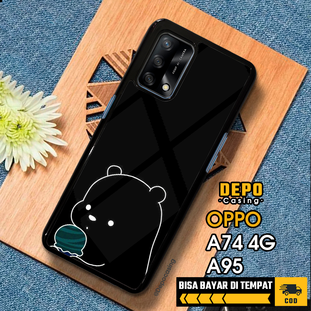 Case Oppo A74 4G A95 4G Casing Oppo A74 4G A95 4G Depo Casing [TDBR] Case Glossy Case Aesthetic Cust