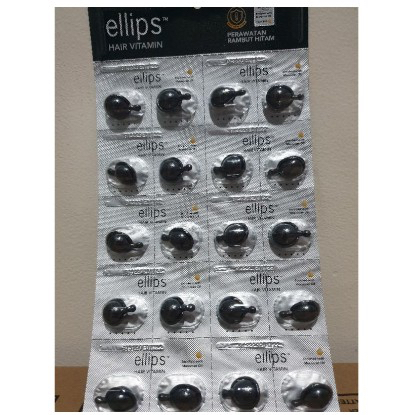 ✿ELYSABETHME✿ ELLIPS hair vitamin RAMBUT Mini blister pelindung rambut sebelum catok anti bercabang kering