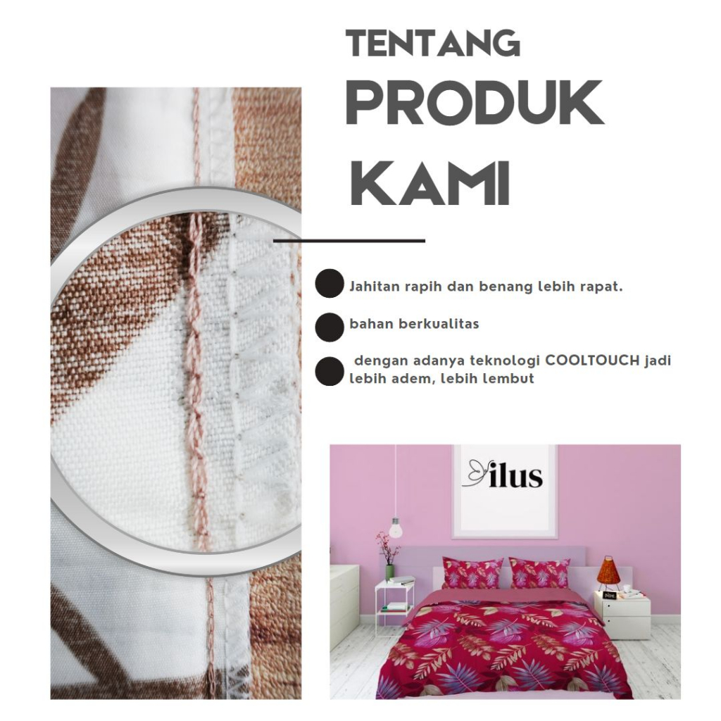 Sprei motif elegan 90x200/100x200/120x200/160x200/180200/200x200 King Size