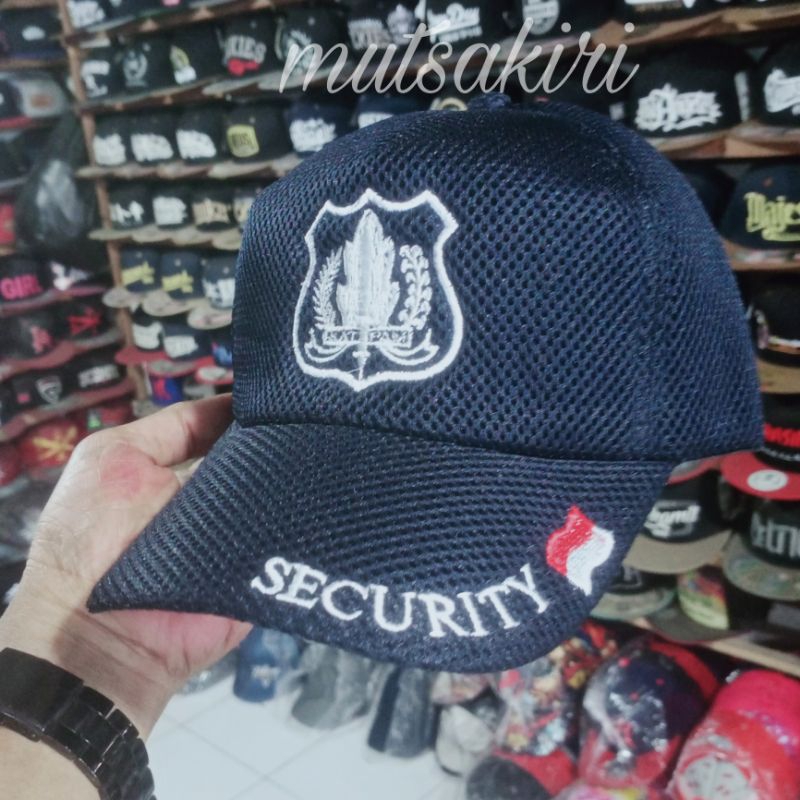 Topi Satpam Security Warna Biru Dongker Dewasa