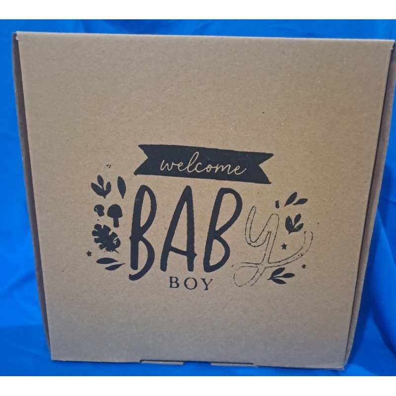 

Gift Box / Kardus / Dus Hampers Kelahiran Bayi Laki laki / Baby Boy
