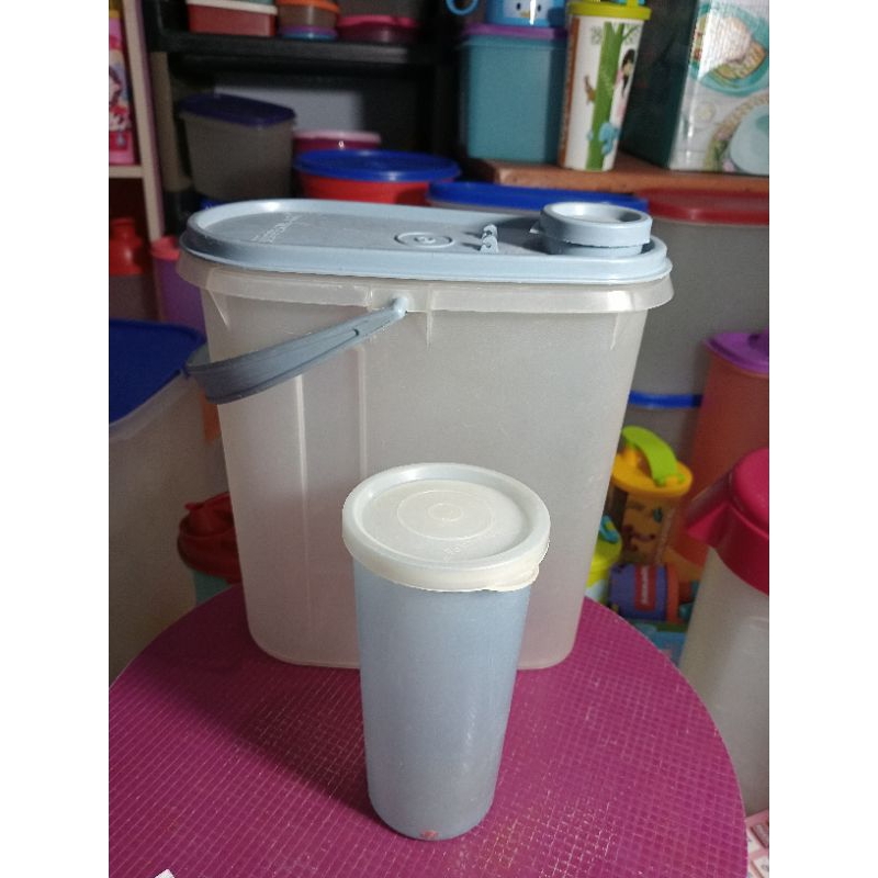 teko oval Tupperware second murah