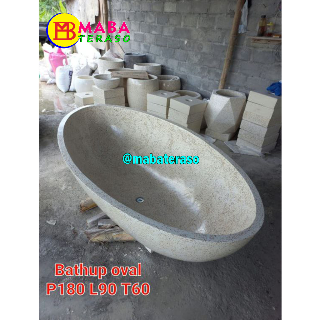 Bathtub Teraso Oval