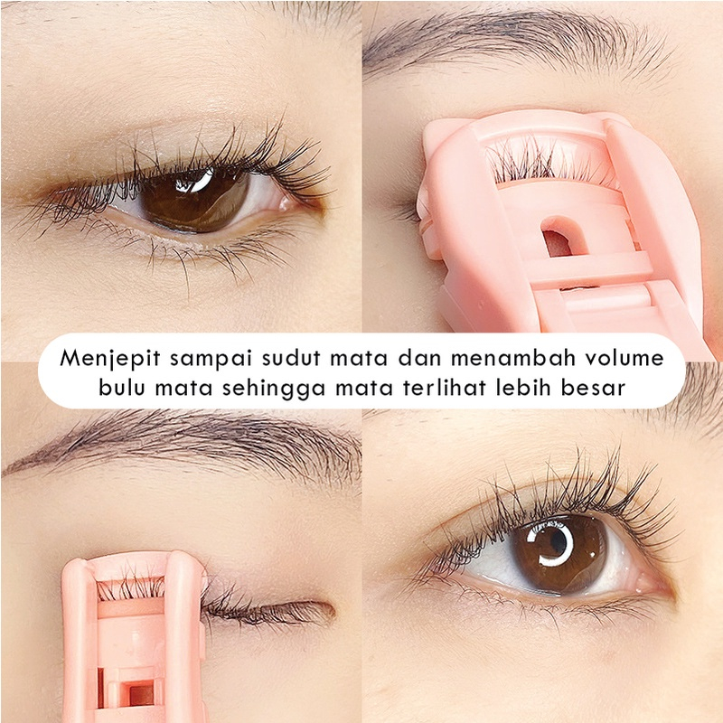 EYELASH CURLER PENJEPIT BULUMATA 2IN1 PELENTIK BULU MATA JEPITAN BULU MATA TAHAN LAMA PORTABLE