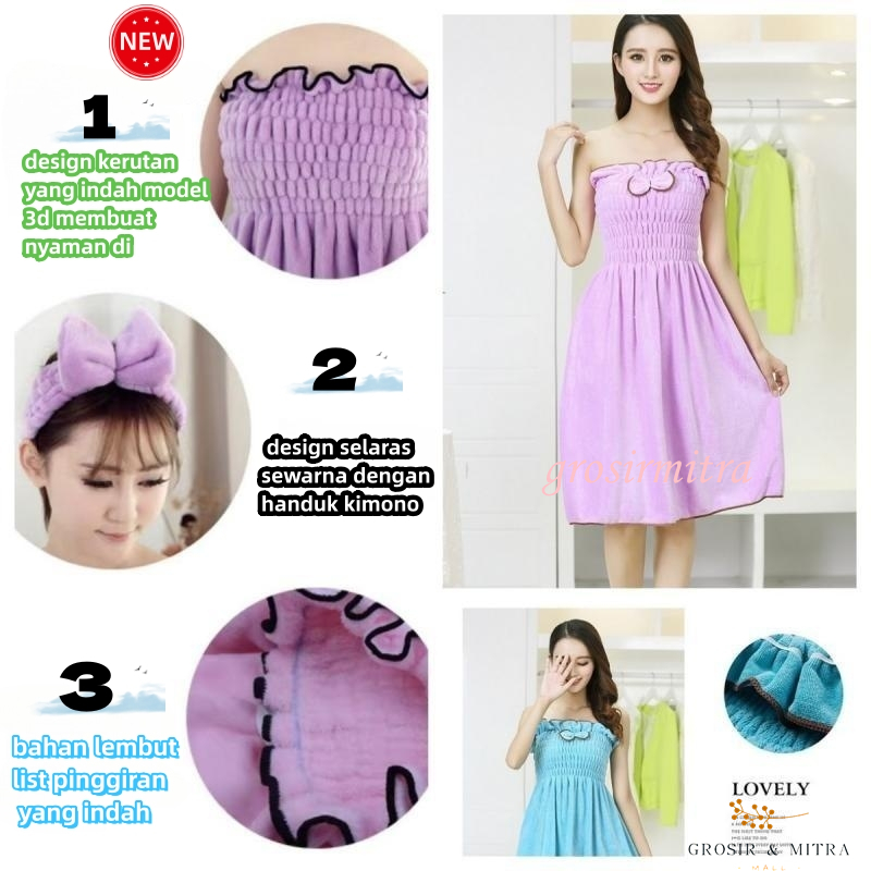 Handuk Kimono Dewasa Handuk Mandi Dewasa Handuk Baju Towel Baju