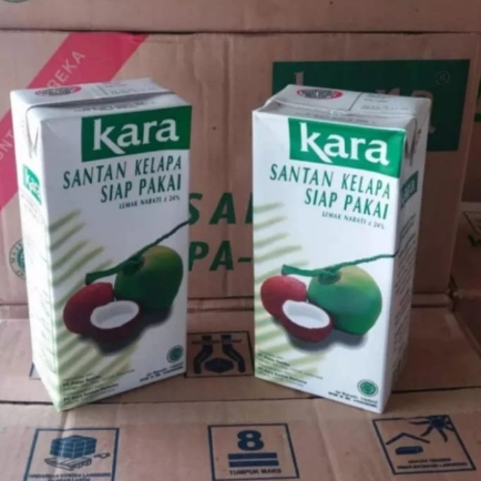 

santan kara 1 liter dus isi 12 pcs