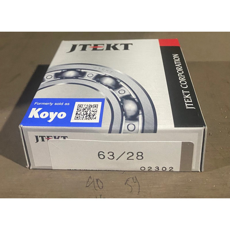 Bearing 63/28 open Merk Koyo , Ntn , Nachi , Asb
