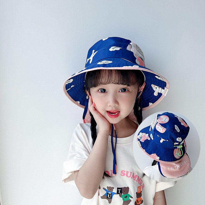 1 2 3 Tahun Topi Import Bucket Panjang Anak Model Star ⭐️ In The Sky