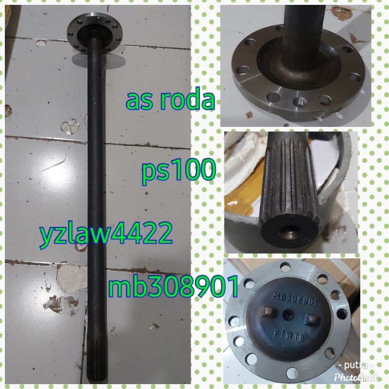 rear axle shaft stik as as roda mitsubishi ps100 ps 100 FORGING