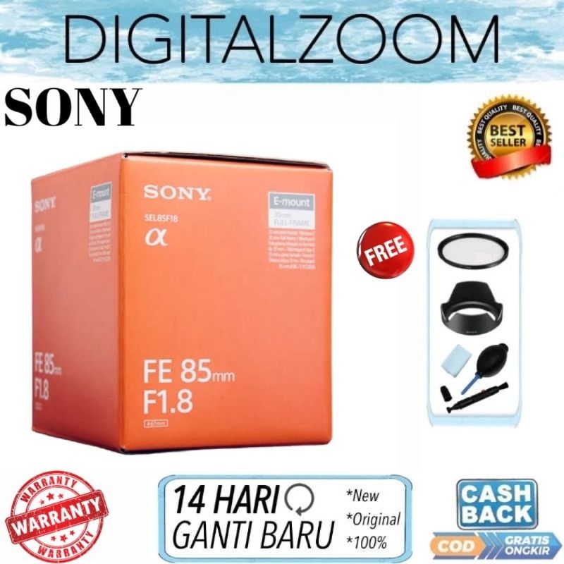 Sony FE 85MM F1.8 - Lensa Sony 85MM F1.8