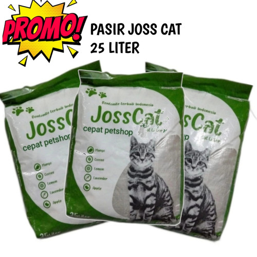 Pasir joss cat 25 litter aroma random joss