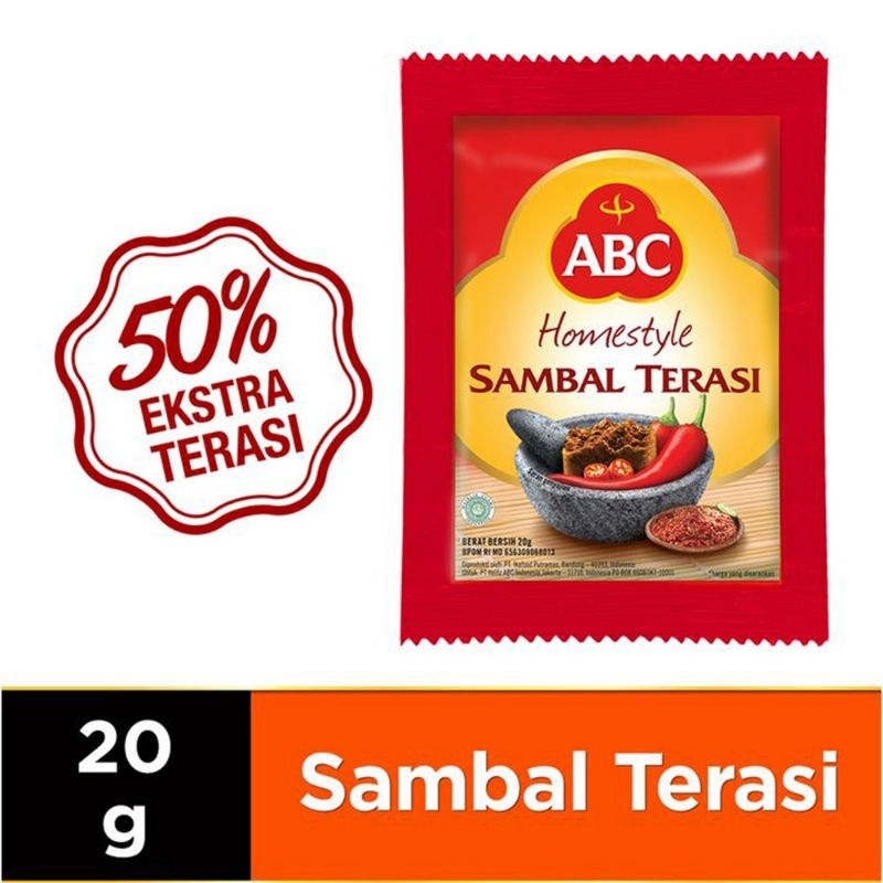 

Abc Sambal Terasi 10X18G BBS