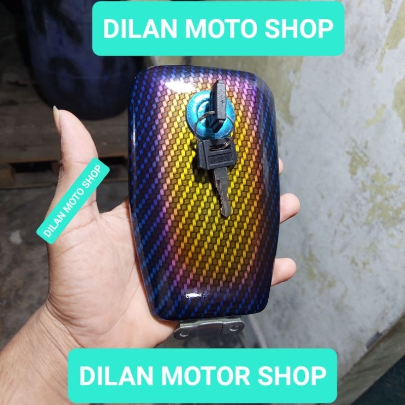 Tutup tengki carbon pelangi rx king new rx king lama cover tengki rx king new rx lama carbon pelangi