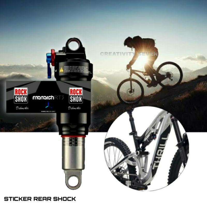 Sticker rearshock rockshox