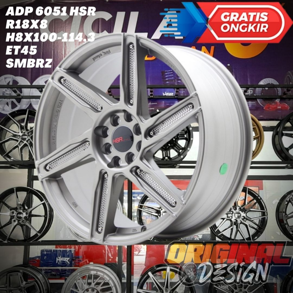 Velg Racing Mobil Galant , Raize , Rocky , Jazz , HSR ADP Ring 18 R18