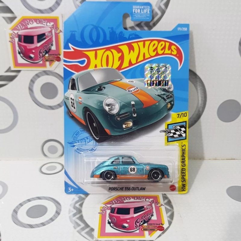 Hot Wheels Porsche 356 Outlaw Gulf Super Treasure Hunt Factory Sealed FS THS STH