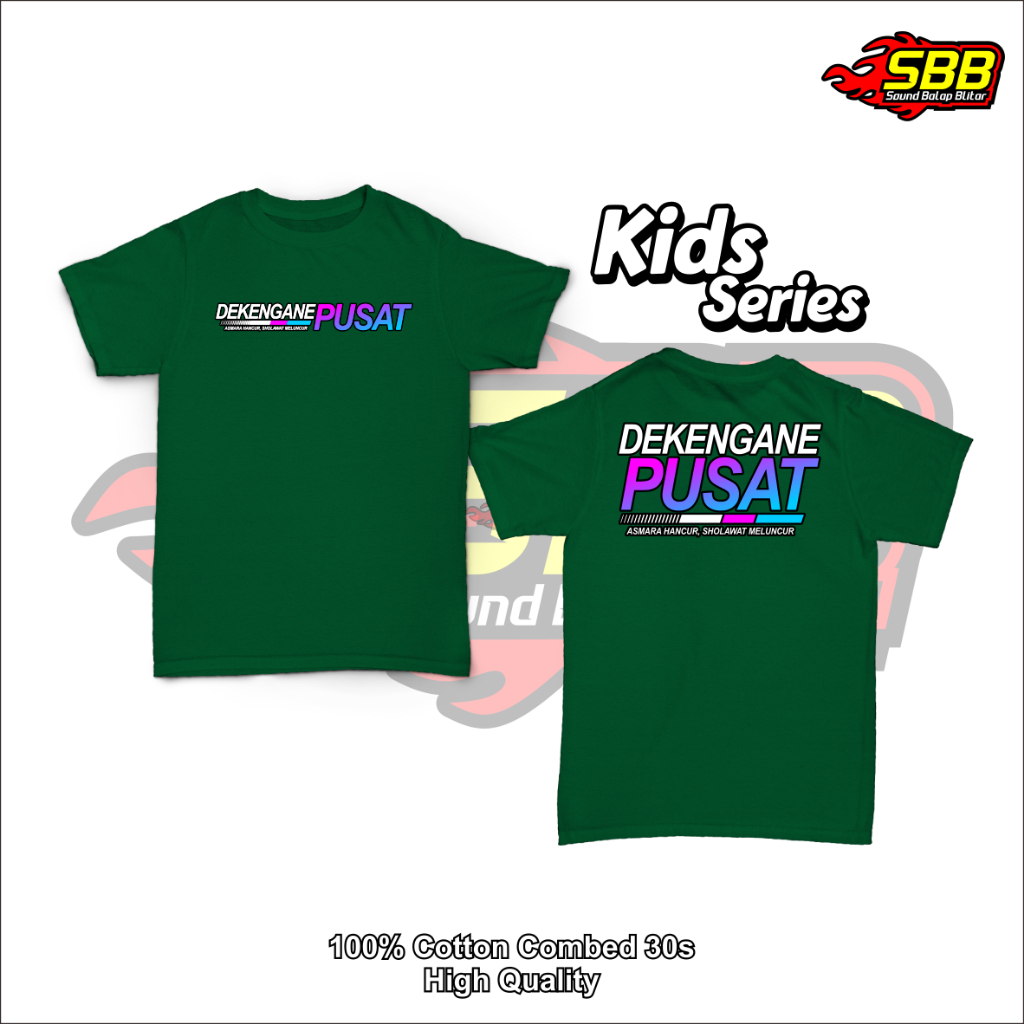 Baju Kaos Anak Viral Dekengan Pusat Katun Combed Distro Soundbalapblitar