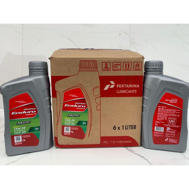 Oli Enduro matic ..1 liter... 10 W - 30 jaso MB..1 dus = 6 btl