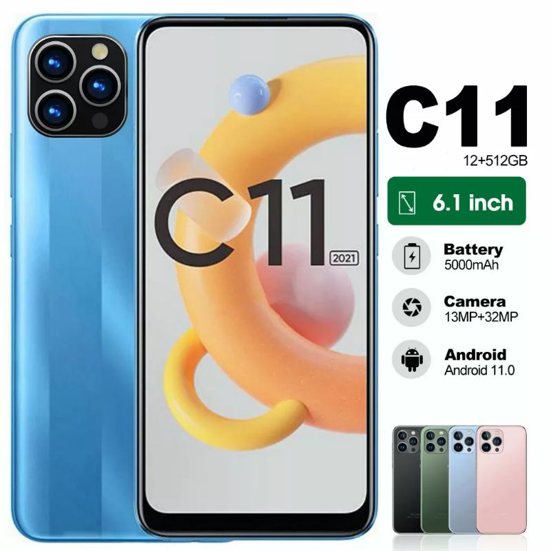 Original Realmi C11 Ram 8/256GB 12/512GB Layar 6,1 inch FHD Camera 13+32MP