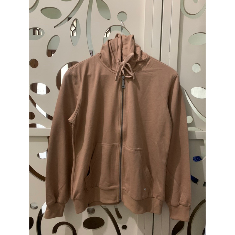 Jaket Sweater Wanita C2 Naolin Brown Original 1000%