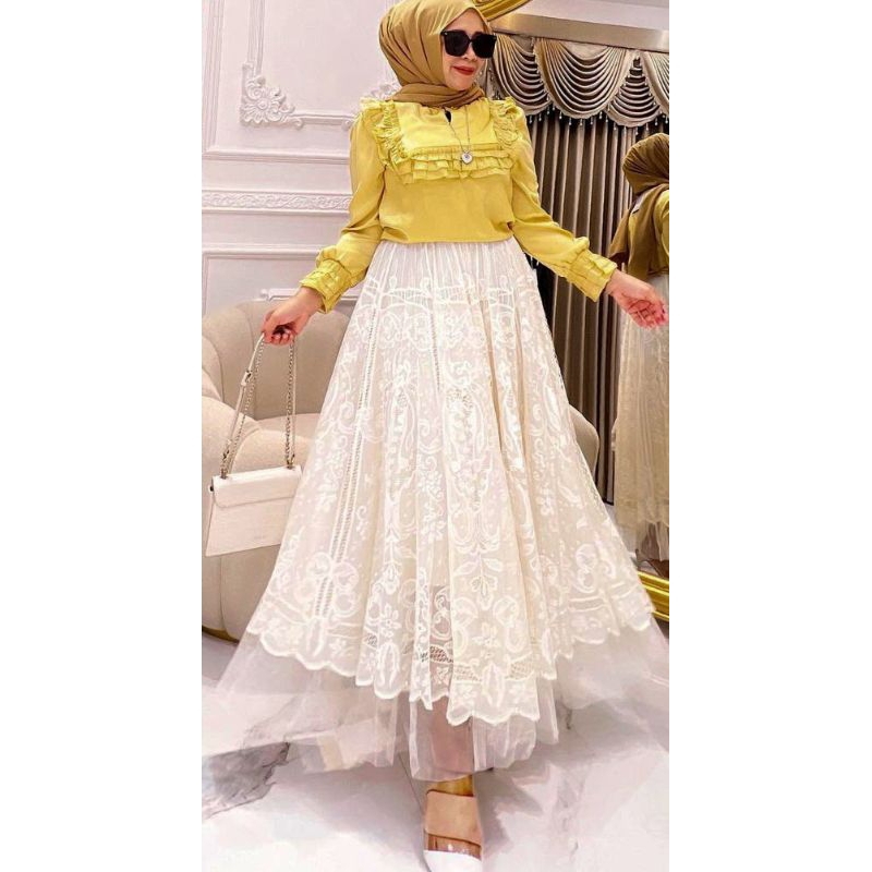 ROK MAIRA BURKAT FULL FURING FASHION IMPORT