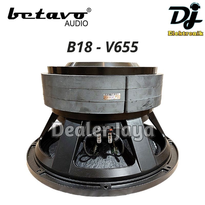 Speaker Komponen Betavo B18 V655 / B 18 V 655 / B18V655 - 18 inch 3 Triple Magnet