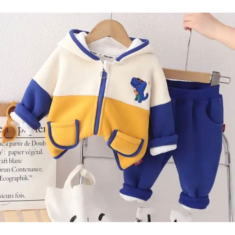 SETELAN HODDIE WOW ANAK/SET HODIE WOW1-5 THN