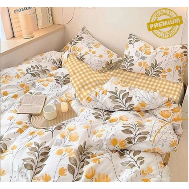 Sprei Homamade Motif Aesthetic 120x200 160x200 180x200 T.20 Sudut Karet ( Free Sarban Sargul )