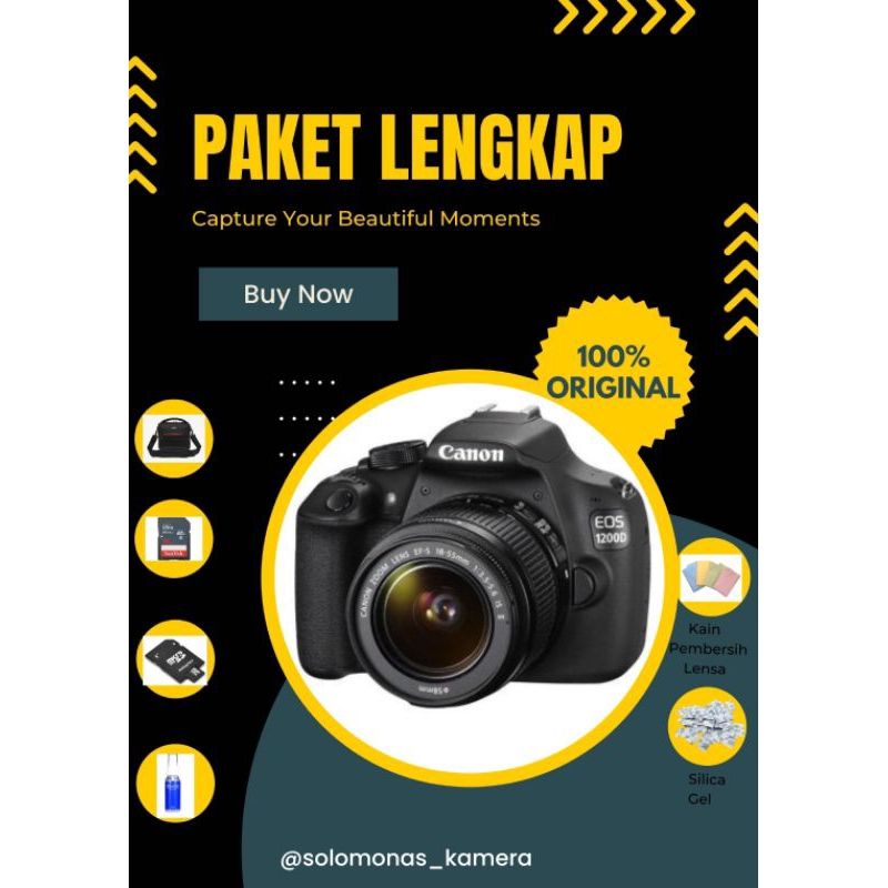 KAMERA CANON EOS 1200D MURAH BONUS BANYAK