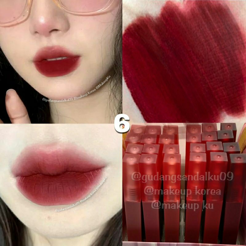 LIPSTIK WATERPROOF - LIPGLOS - LIPSTIK TAHAN LAMA DAN RINGAN - LML 1044-Matte 06